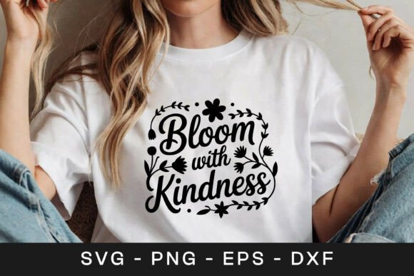 Bloom with Kindness SVG: A Thoughtful Embroidery Design for Real Projects
