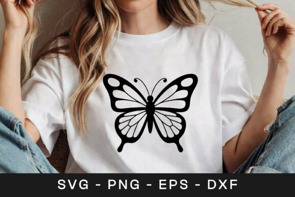 Decorative Butterfly Wing Pattern SVG
