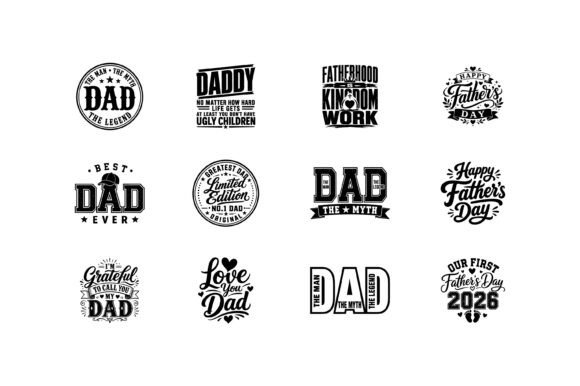 Father’s Day Typography Quote Bundle