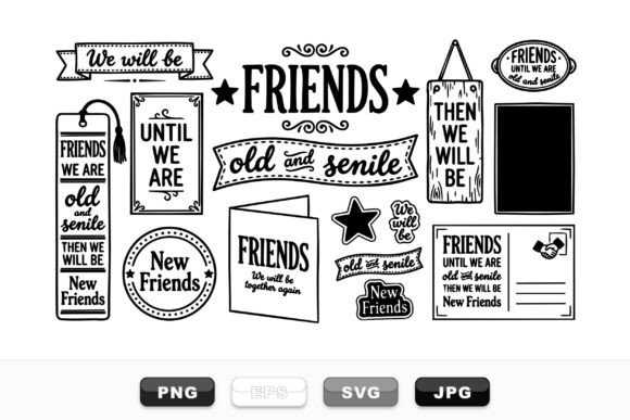 Friends Forever Quote Designs: A Vintage-Inspired Embroidery Asset Review