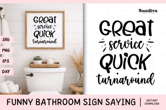 Funny Bathroom Sign Saying SVG 28: A Playful Embroidery Design for Real Projects