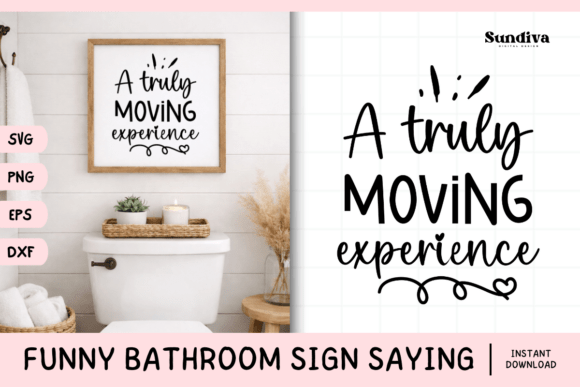 Funny Bathroom Sign Saying SVG 40 Review for Real Projects