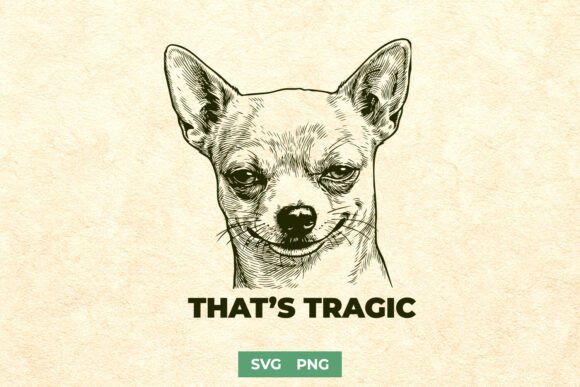 Funny Sarcastic Chihuahua Dog SVG PNG Review: A Bold Design for the Right Projects