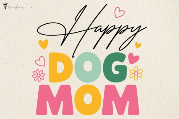 Happy Dog Mom SVG PNG Review: A Versatile Embroidery Design for Crafters