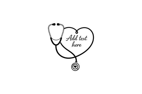 Stethoscope Heart Medical Quote Design Review